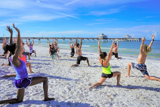 Rise together events Ltd business yoga Oxford uk